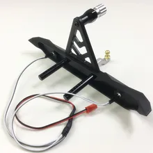 Металлический перетаскивания соединительные детали заднего бампера лебедка крюк запасные стойка с колесом подходит осевой SCX10 JK жесткий Wrangler cralwler тела 1/10