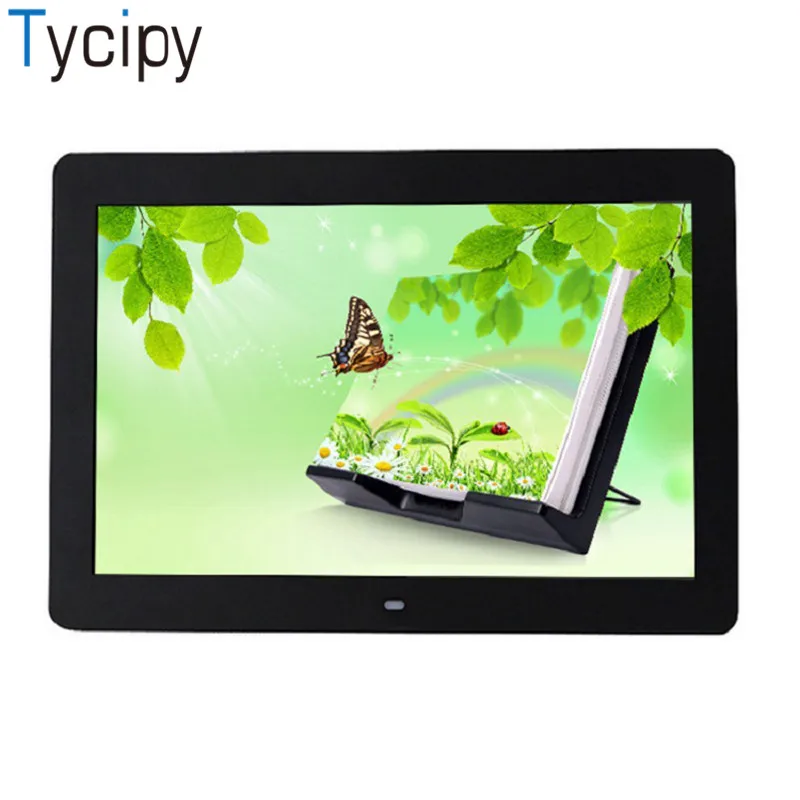 

Tycipy 14" Digital Photo Frame HD LED Electronic LCD Screen Photo Frame USB interface with Remote Control for Calendar Clock