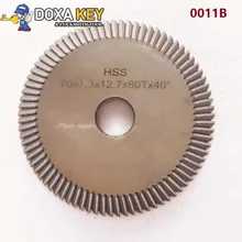 0011B двухсторонний Фреза HSS угловой резак Замена для WenXing ключ режущих машин 201C 201D 100E1 100F 70x7,3x12,7