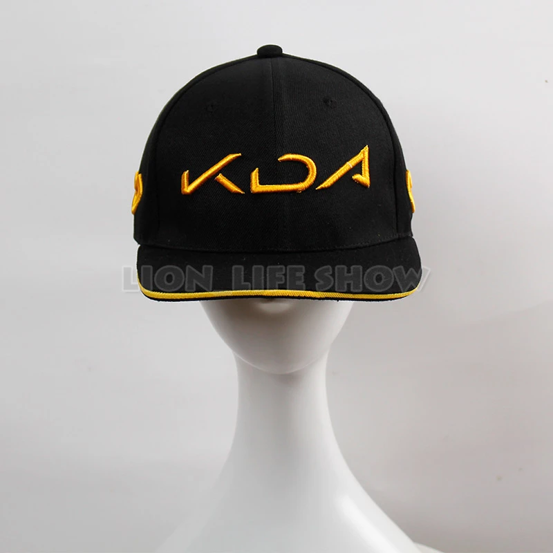 Игра к/да KDA Akali шляпа для взрослых детей Cosplay Snapback Бейсболка реквизиты ручной работы