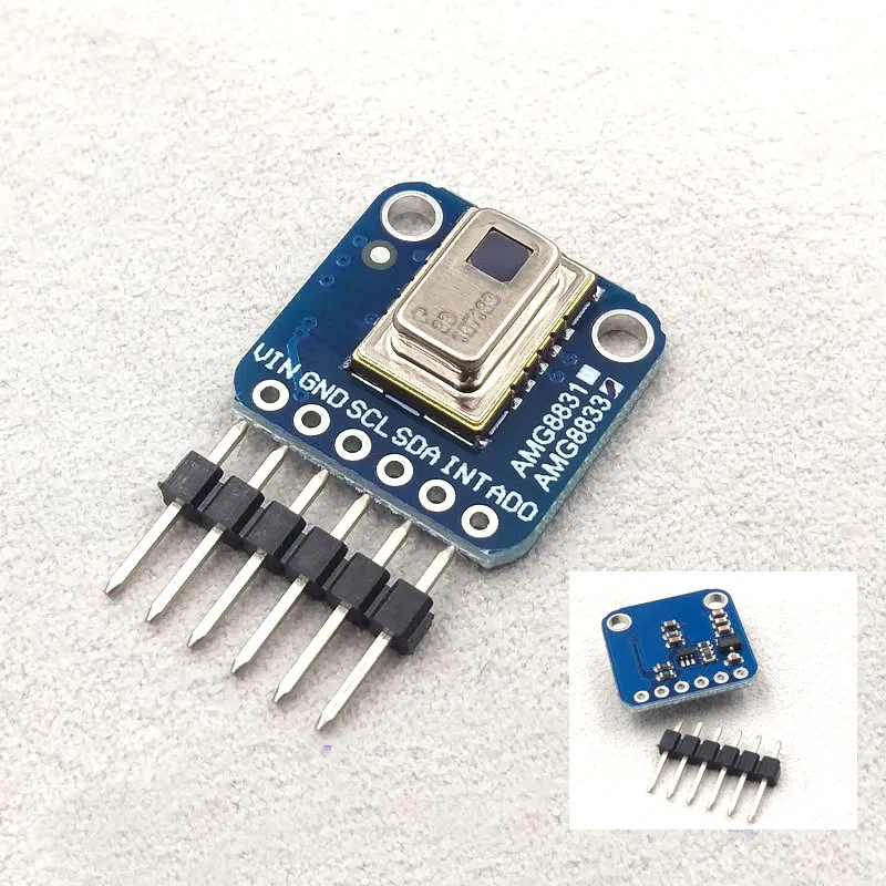 

AMG8833 IR Thermal Camera Breakout 8x8 Infrared thermograph for R3 Raspberry Pi Support I2C Power supply: 3-5v