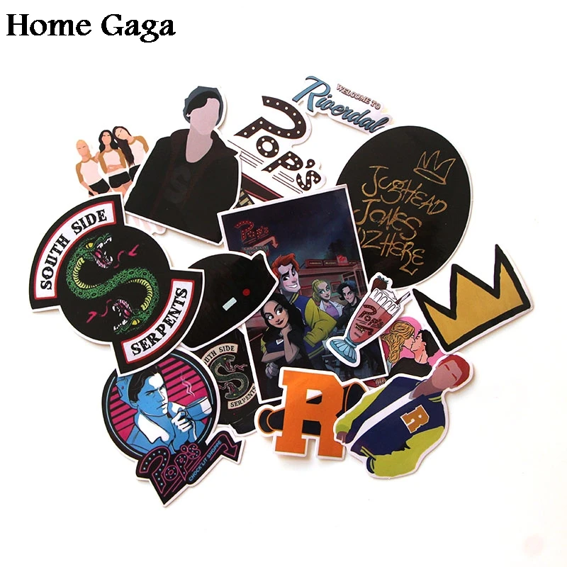 Homegaga 15 قطعة/المجموعة riverdale ملصقات لأجهزة الكمبيوتر المحمول لوح التزلج المنزل الديكور سيارة التصميم شارات الفينيل خربش بارد DIY يعمل D0912 Homegaga 15 قطعة/المجموعة riverdale ملصقات لأجهزة الكمبيوتر المحمول لوح التزلج المنزل الديكور سيارة التصميم شارات الفينيل خربش بارد DIY يعمل D0912