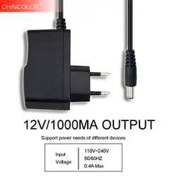 12V1A адаптер питания драйвер ЕС/США/Великобритания/AU шнур AC110-220V к DC12V штекер трансформатор для светодиодной ленты IP камеры маршрутизатор JQ