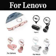 2 шт Пылезащитная заглушка разъем для зарядки наушников Пылезащитная заглушка для USB для lenovo Moto G4 G5 Plus G5s G5 G5s Plus S5 K5 Note S5 Pro Z5 K5 Pro