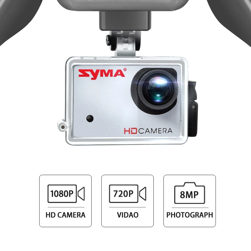 SYMA X8HG Дрон с камерой 8MP HD 6 Axis 4CH RC Квадрокоптер Дрон вертолет пульт дистанционного управления дроны летательный аппарат