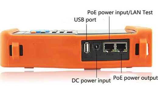 Тест ip-камеры er IPC4300 с 4,3 ''поддержкой экрана Onvif PTZ контроль SDI тест сигнала TDR тест кабеля Цифровой мультиметр и т. Д