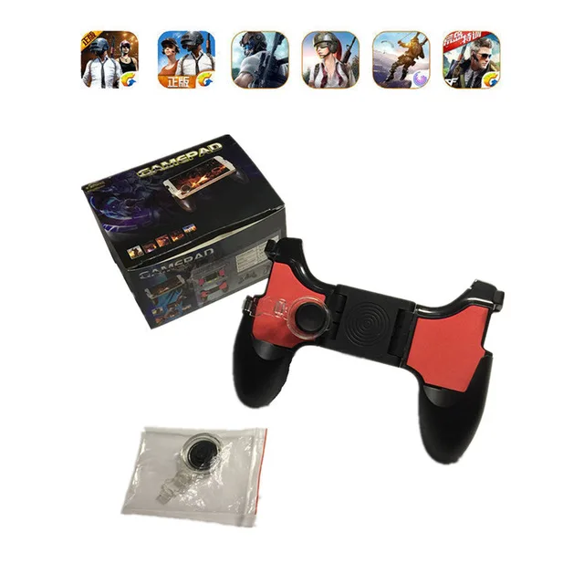 

PUBG Moible Controller 5 in 1 Gamepad Free Fire L1 R1 Triggers PUGB Mobile Game Pad Grip L1R1 Joystick for iPhone Android Phone