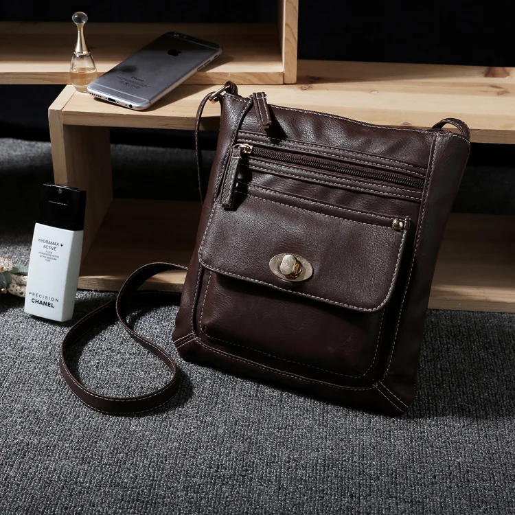 MJ Leather Messenger Bag Casual Women's Over-the-Shoulder Bags Brand Design Small PU Female Bags Crossbody Bucket Bag for Girls (17)
