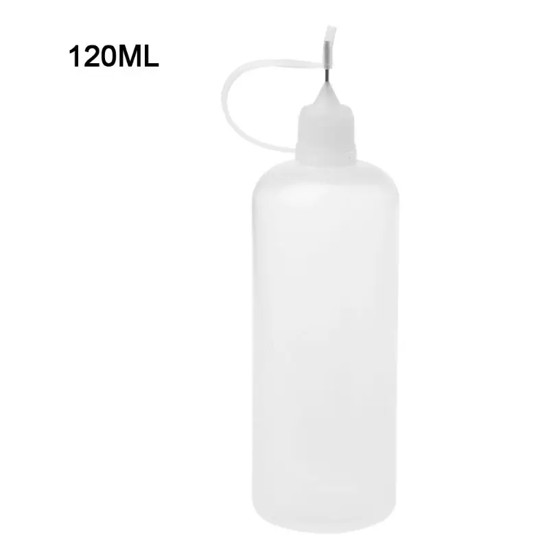 120 ml 60/100/120 ml Пустые Пластик Squeeze жидкий пластиковый флакон-капельница с металлической иглой для Vape электронная сигарета - Цвет: 120 ml
