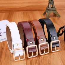 Feitong ファッションファッション女性スキニーウエスト女性茶色の革ベルトバックルウエストギフト高品質ドロップシッピング(China)