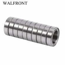 10Pcs 6700ZZ Lagers Rolamento Dubbel Afgeschermde Vervangen Flens Stalen Kogellagers 10*15*4Mm
