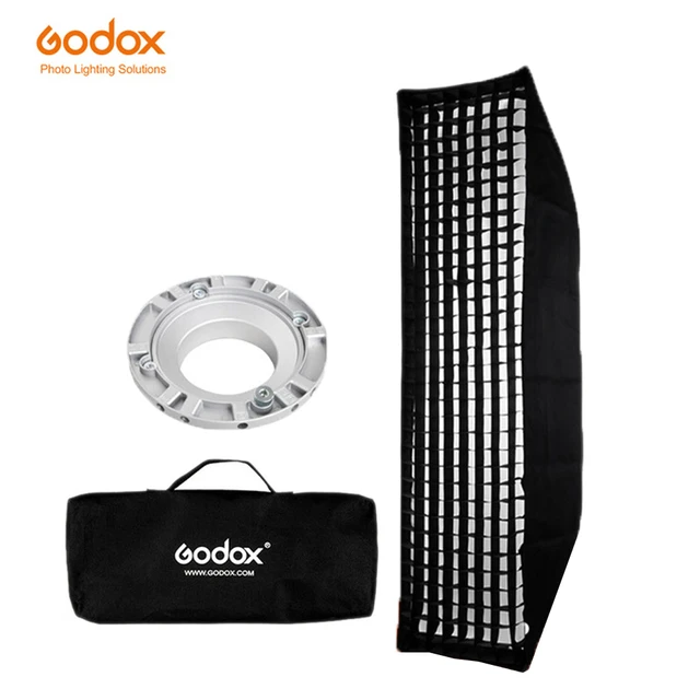 Godox Softbox Bowens Mount + Grid - 35x160cm - Kamera Express