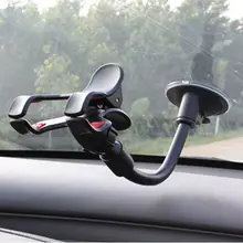 Universal 360 Degree Rotation Suction Cup Car Windshield Mobile Phone Holder Support Mount for Iphone 5 5S 6 6S Samsung Xiaomi