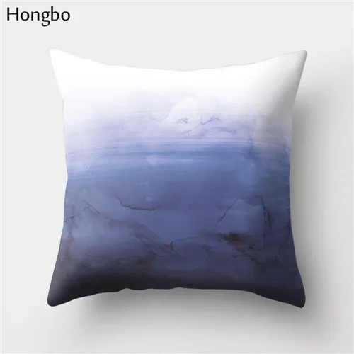 Hongbo 1 шт., разноцветный чехол для подушки с мраморным принтом, чехол для подушки, наволочка для кровати, квадратный чехол для автомобиля, дивана, Декор для дома - Цвет: 5