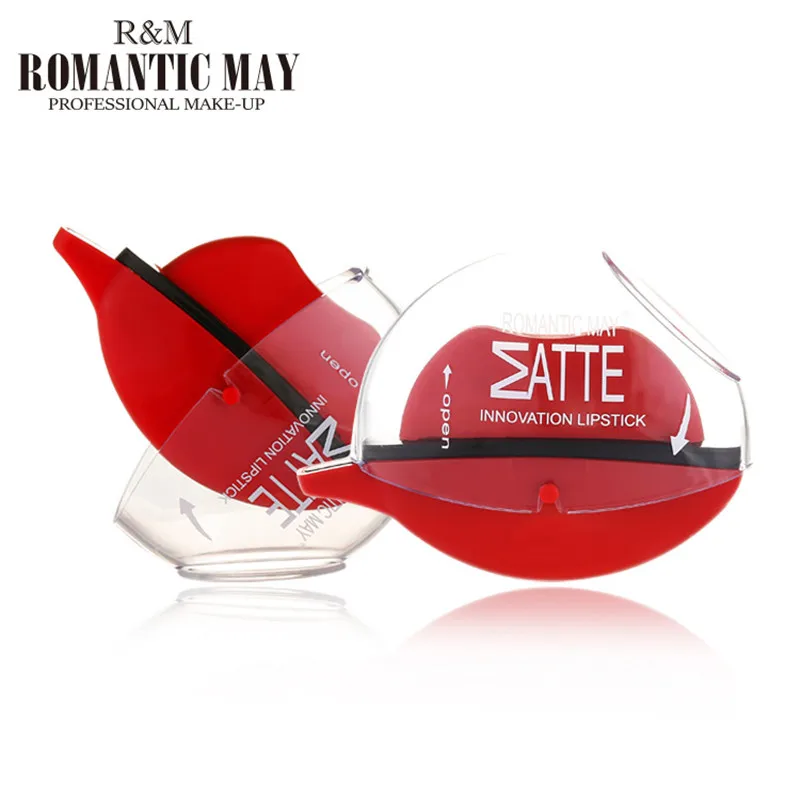

Nude Lipstick Long Lasting Matte Cosmetics Lip Tint Moisturizer Pigments Waterproof Red Matte Lip Stick rouge a levre mat