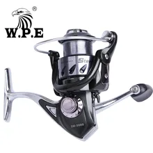 WPE Сталь человек 3 5,1: 1 2000 3000 4000 5000 6000 спиннинг рыболовная катушка 10+ 1 Шариковые подшипники с Макс Перетащите Мощность 8 кг Рыболовная катушка