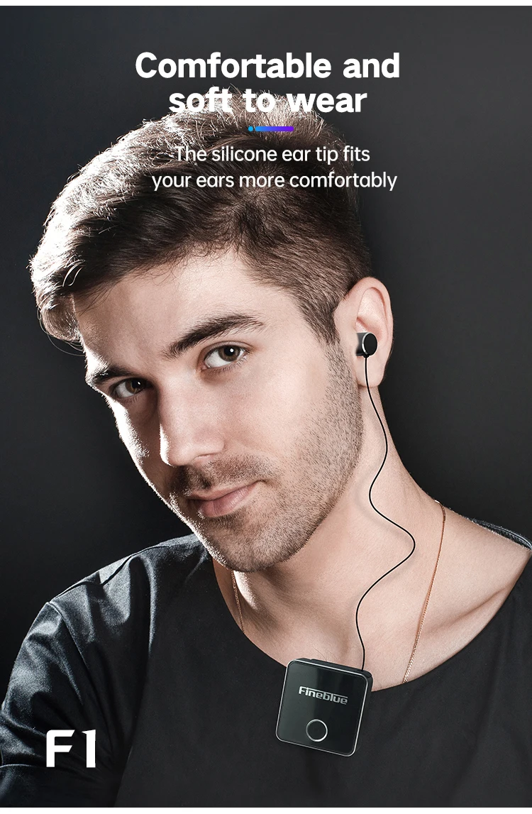 F1 Business Headset | AstroSoar Retractable Wireless Bluetooth V5.0 Collar Clip Headphones | astrosoar.com