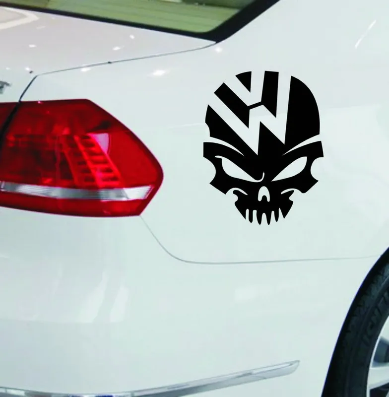 Ghost Car Sticker Auto Window Sticker Black White Car Body Sticker Car