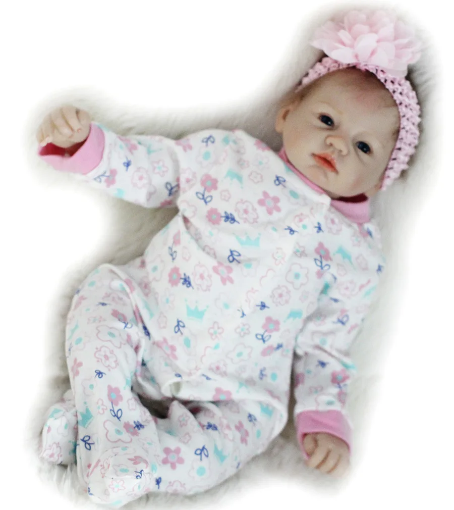 Kopen Siliconen Reborn Baby Zachte Lichaam Met Katoen 22   Npk Realistische Pop Reborn Baby  S Leuke 55 Cm Bebe Groei Partner goedkopere Juguetes