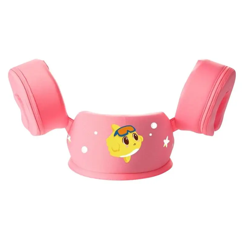 Детский плавательный плавучий рычаг надувной круг сплошной детский надувной круг ing детская Талия инфляция бесплатно поплавки игрушка для плавательного бассейна - Цвет: Pink