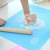 1pc Non-Stick Silicone Mat Rolling Dough Liner Pad Pastry Cake  Bakeware Paste Flour Table Sheet Kitchen Tools ► Photo 1/6