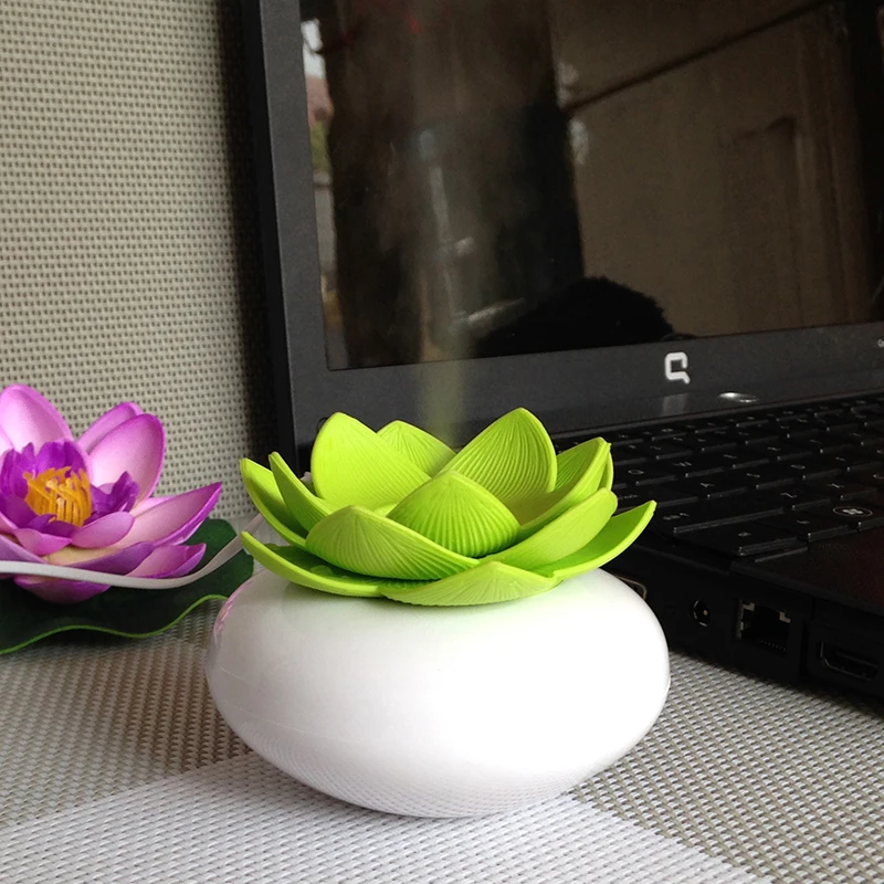 

Ultrasonic Aroma Humidifier Air Diffuser Simplicity Lotus Purifier Atomizer Essential Oil Diffuser Difusor De Aroma Mist Fogger
