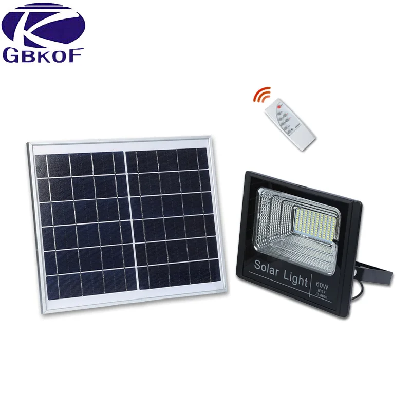 GBKOF водонепроницаемый IP67 10 Вт 20 светодиодный солнечный светильник 5730 SMD солнечная