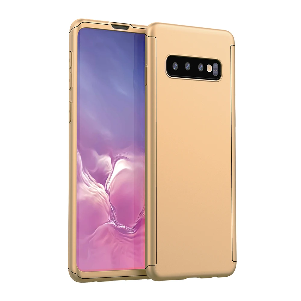 Защита экрана+ 360 чехол для samsung Galaxy S9 S10 Plus S10E Гибридный противоударный чехол-бампер для samsung S8 S7 Edge