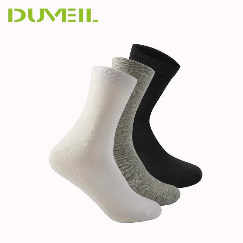 

5Pairs/Lot High Elastic Men Healthy Long Socks 85% Cotton Socks Soft Breathable High Sports Perspiration Socks