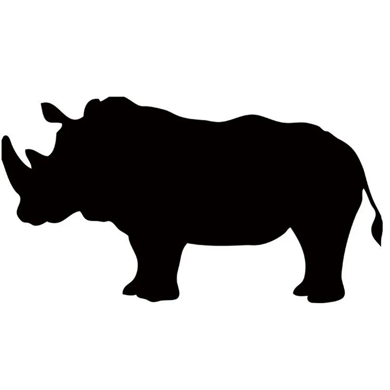 Wall Stickers font b Home b font Decor Removable Waterproof Big Rhinoceros Shape Chalkboard Stickers Blackboard