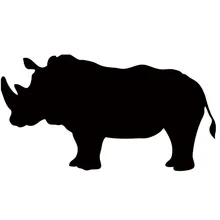 Wall Stickers Home Decor Removable Waterproof Big Rhinoceros Shape Chalkboard Stickers Blackboard Wall Sticker Adesivo De Parede