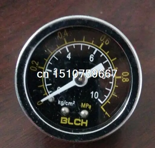 

0-1Mpa Arabic Number Round Dial Air Liquid Pressure Gauge 1/8" Male BSP Thread 0-10Kg/cm2 Pressure Range