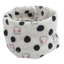 Осенне-зимний детский хлопковый шарф, детский шарф с воротником, повседневные шарфы для маленьких мальчиков и девочек, теплый детский воротник с круглым вырезом, волшебный шейный платок