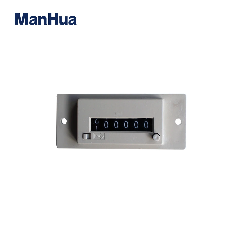 ManHua 220VAC CSK6Y электромагнитный счетчик с счетчиком блокировки сброса