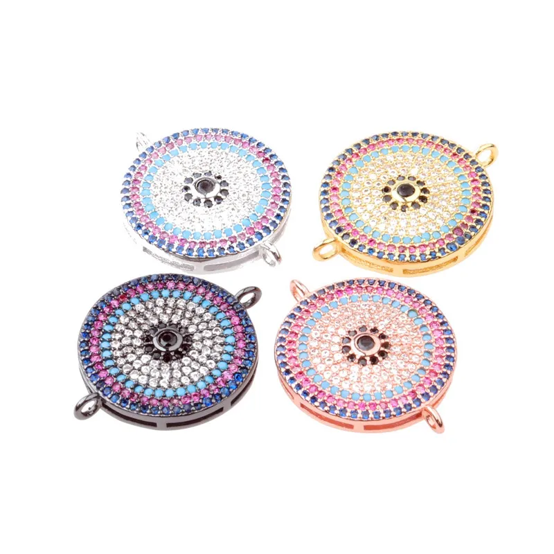 

Fashion Eye of Devil Micro Zirconia Jewellery Accessories for CZ Bracelet Necklace DIY Jewellery Making Accesorios