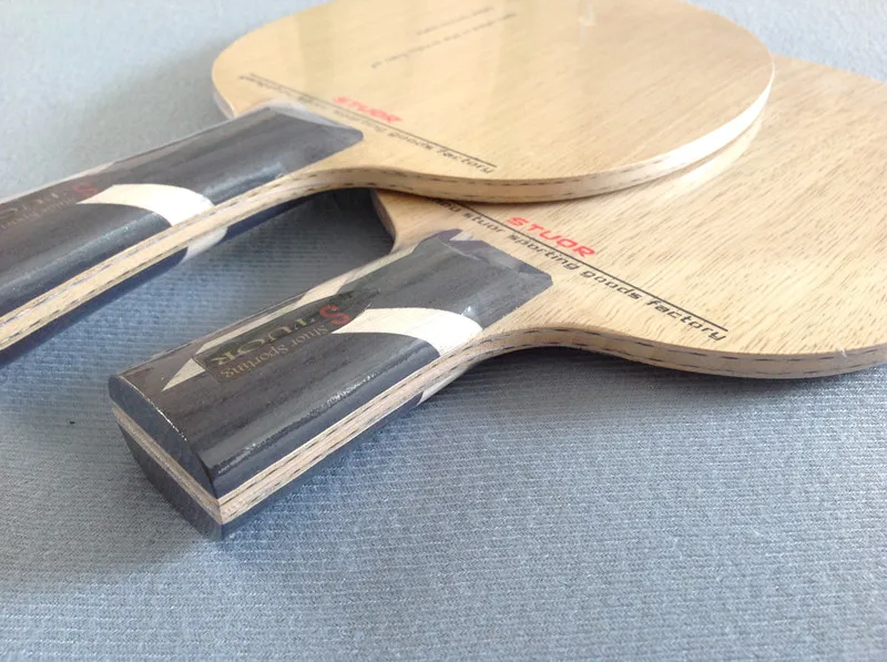 Stuor حقيقية تنس الطاولة مضرب تنس مضرب 5 الطابق kuanglong مالون 5 ذل وحة الكربون الأصفر والأسود