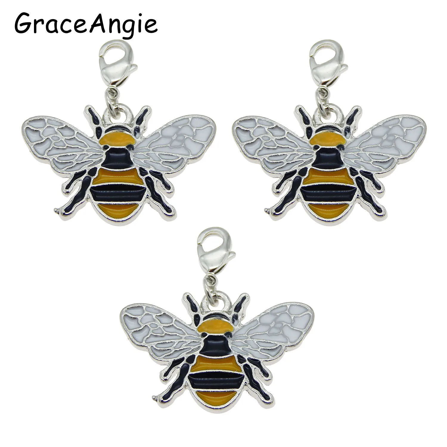 Bumblebee Charms 4pcs