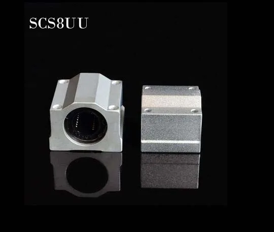 

SC8UU SCS8UU (8mm) (2 PCS) Linear Ball Bearing Pellow Block Linear Unit FOR CNC