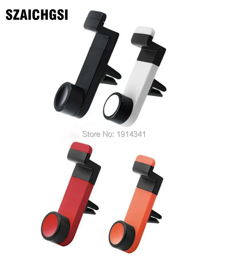 

SZAICHGSI Practical Car Air Vent Mobile Phone Holder Mount for Cellphone iPhone 7 6 5 4 Phone accessories wholesale 100pcs/lot