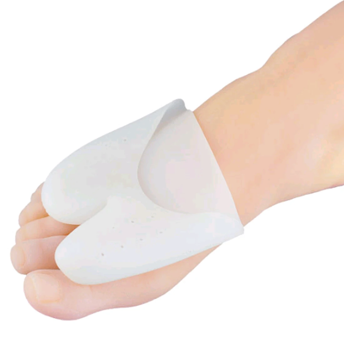 1 Pair Soft Silicone Gel Foot Care Professional Ballet Pointe Toe Cap