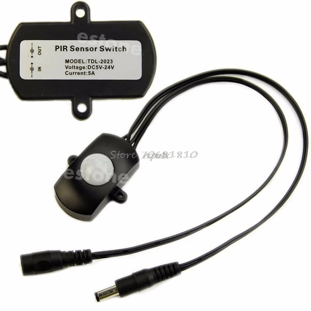 

LED Strip Automatic MINI DC5-24V PIR Infrared Motion Sensor Detector Switch 5A Z17 Drop ship