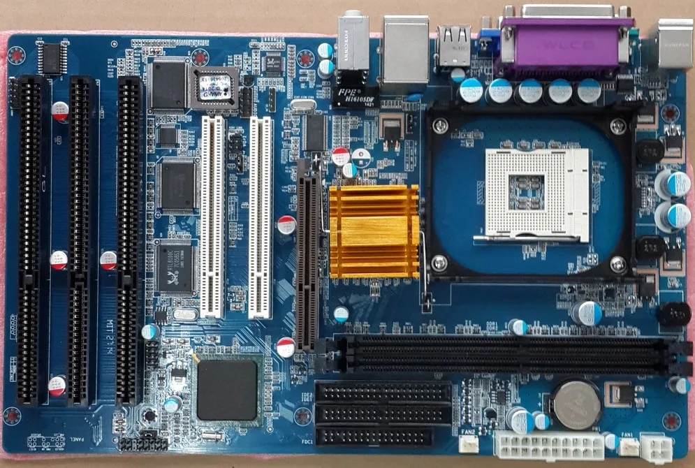 Free shipping New Original 845GV 845GL ISA Mainboard 478
