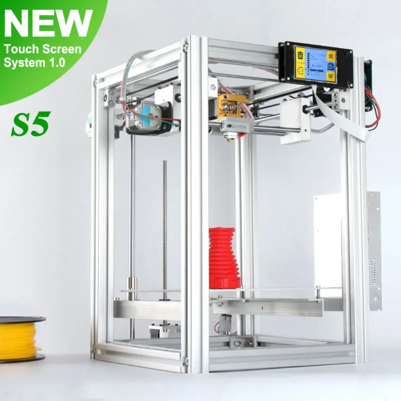 New Full Metal Corexy Kossel-F15 Fast 3D Printer Large Size High Print Speed Accurate Effect with Touch Screen Sample and Easy