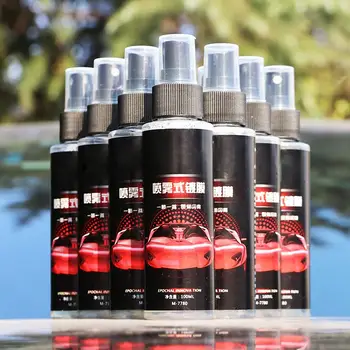 

9H 100ml Auto Anti-scratch Spray Type Crystal Plating Liquid Ceramic Coating Car Lacquer Paint Care Polished Glass Coat
