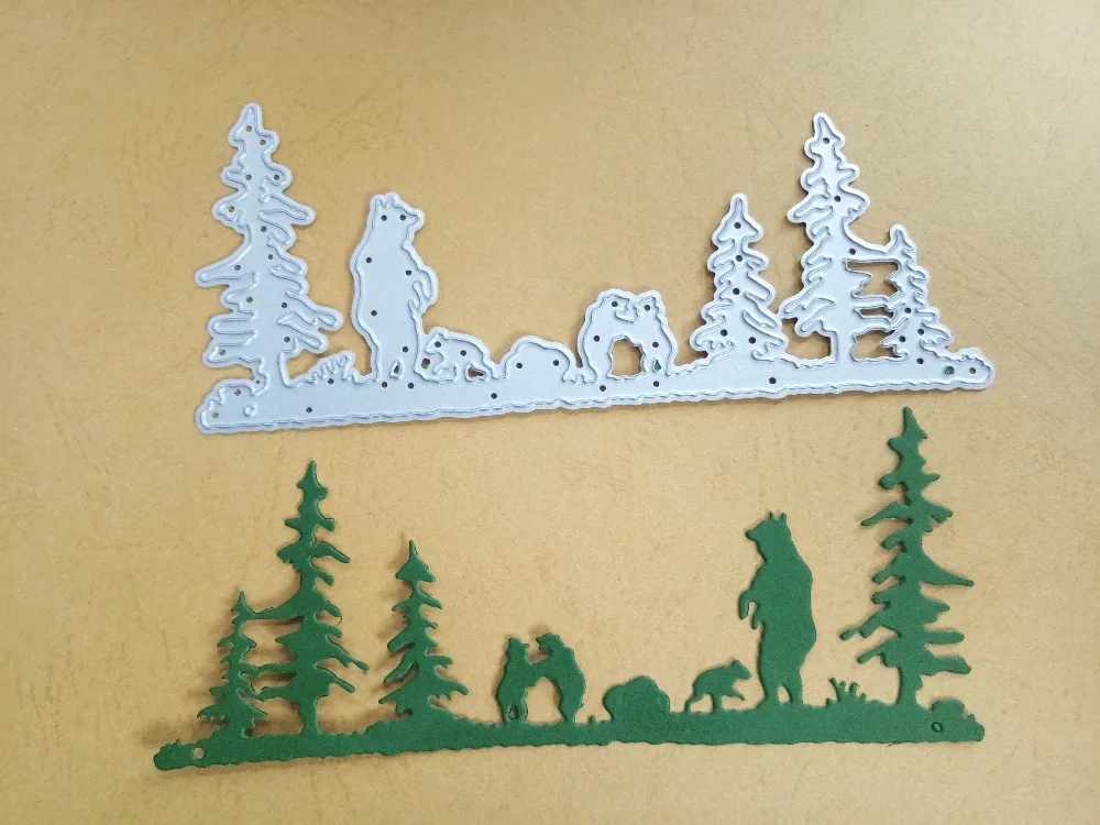 HamyHo Forest Tree Animal Metal Cutting Dies for