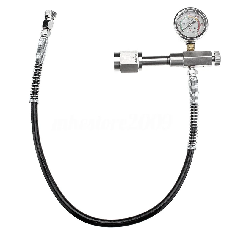 

5000 Psi Paintball Air Rifle Scba Fill Station Refill Charging Adapter With 24 Inch Microbore Hose CGA347