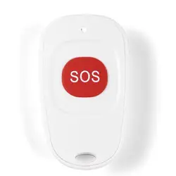 Портативный компактный мини Беспроводной дыма и пожарная сигнализация датчик SOS для дома безопасности экстренной помощи
