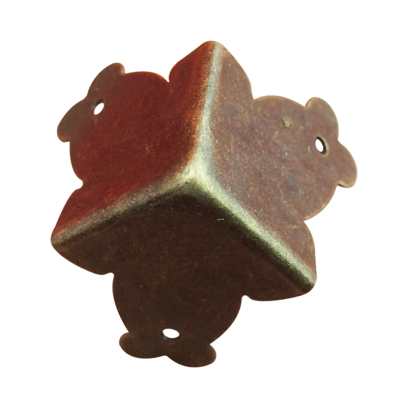 

DSHA Hot Triangle Corner Case Bracket Protector Cover Guard 30 Pcs Bronze Tone