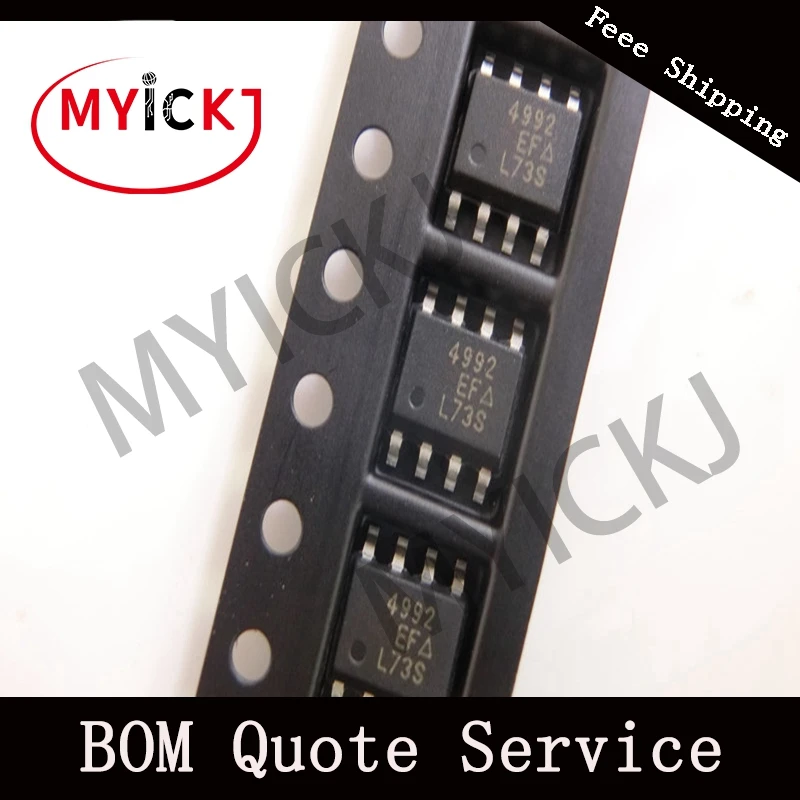 10 шт. SI4992EY микросхема MOSFET 2N-CH 75В 3.6A 8-SOIC 4992