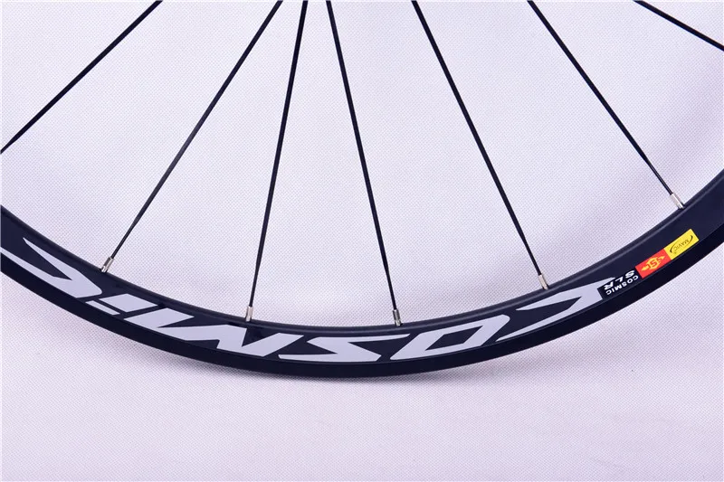 Perfect 700C Carbon hub 40MM Wheelset hot sale 2018 bmx Road bicycle wheel Aluminium alloy ring Wheel brake V road bike COSMIC 4